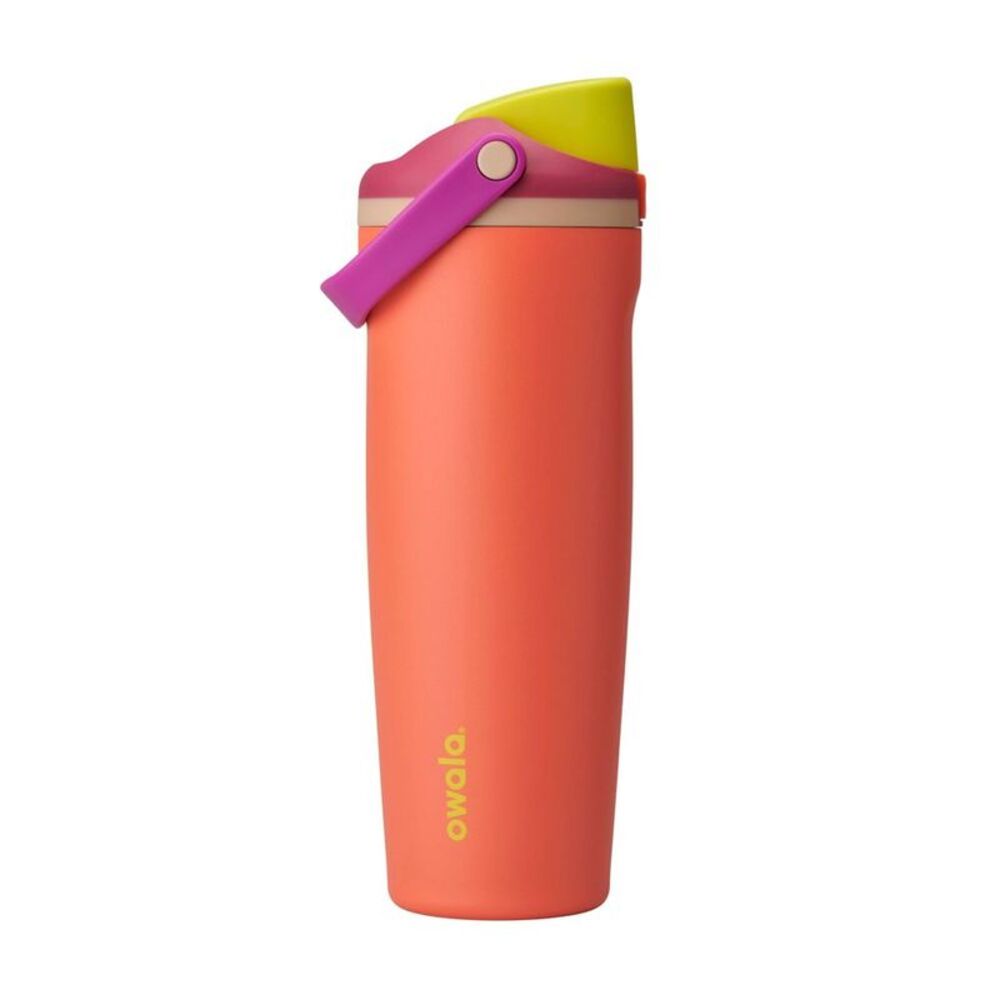 Owala -  30oz Stainless Steel Bucket Handle FreeSip I Neon Nectar